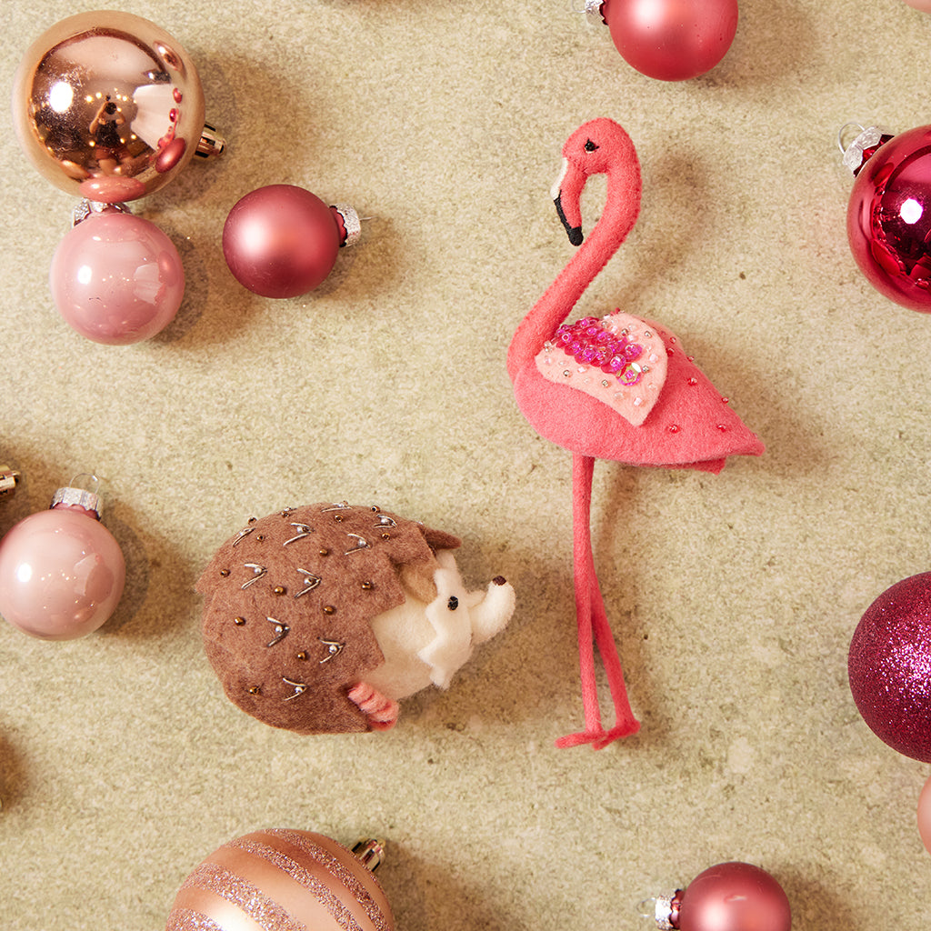 Beaded Hedgehog Ornament