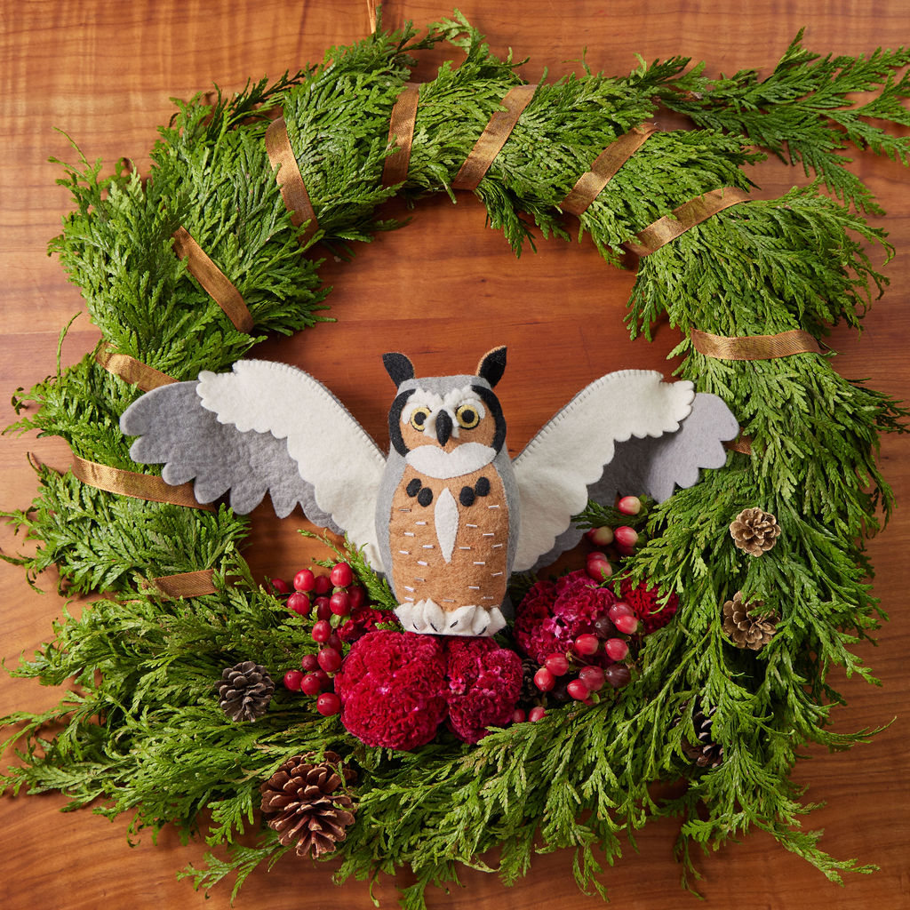 Great Horned Tree Topper