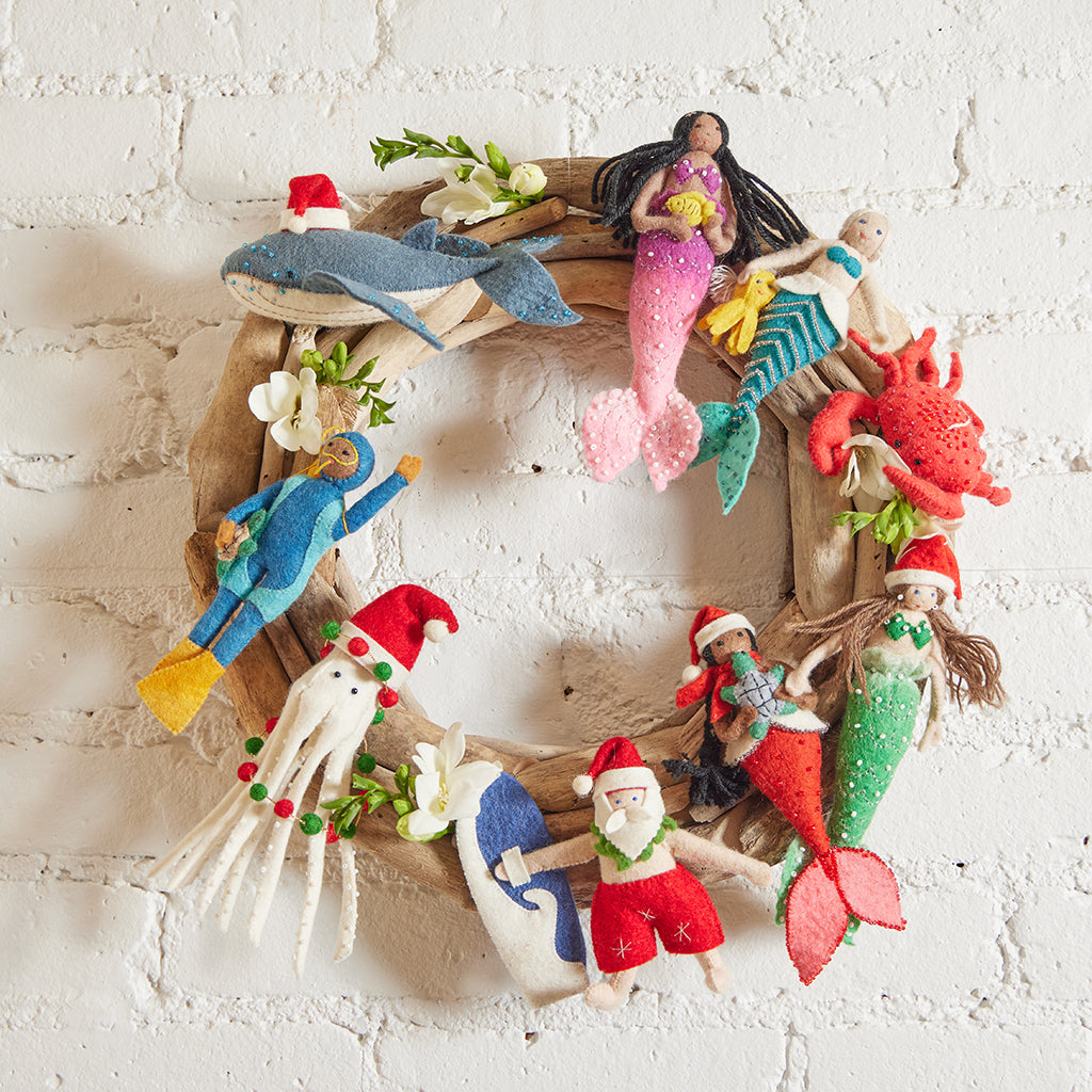 Christmas Mermaid Ornament