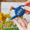 Watering Can Butterfly Ornament