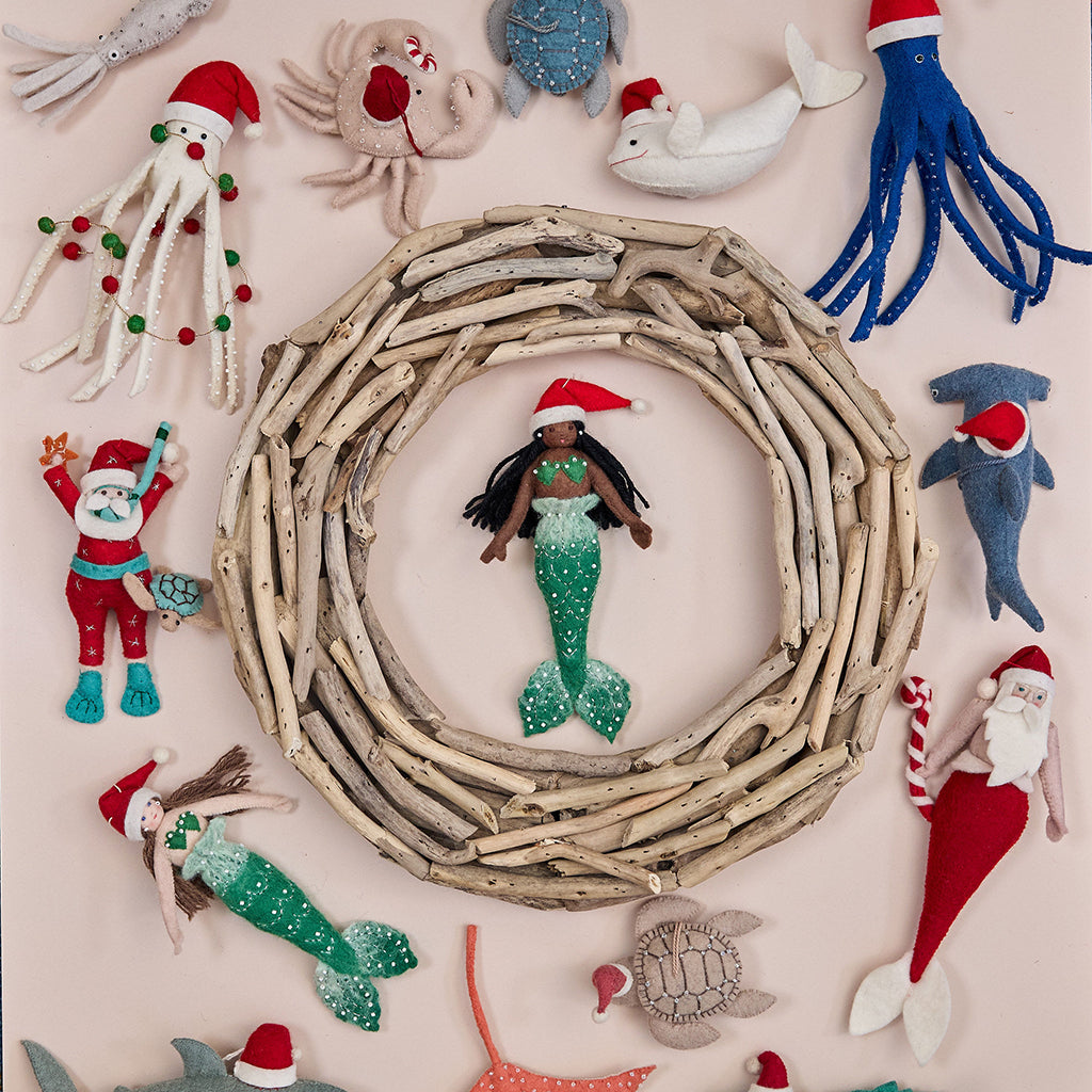 Christmas Mermaid Ornament