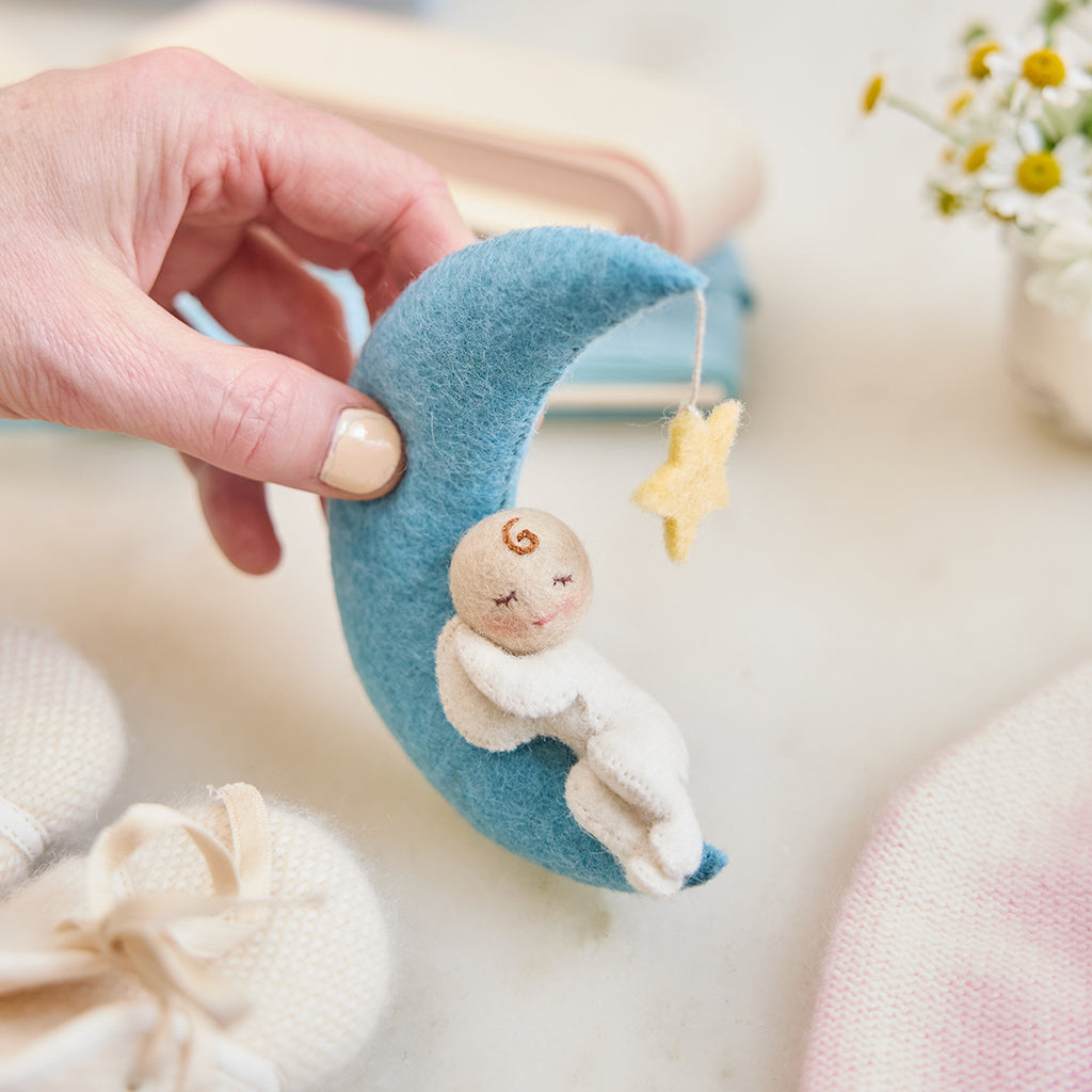 Moon Dreamer Baby Ornament
