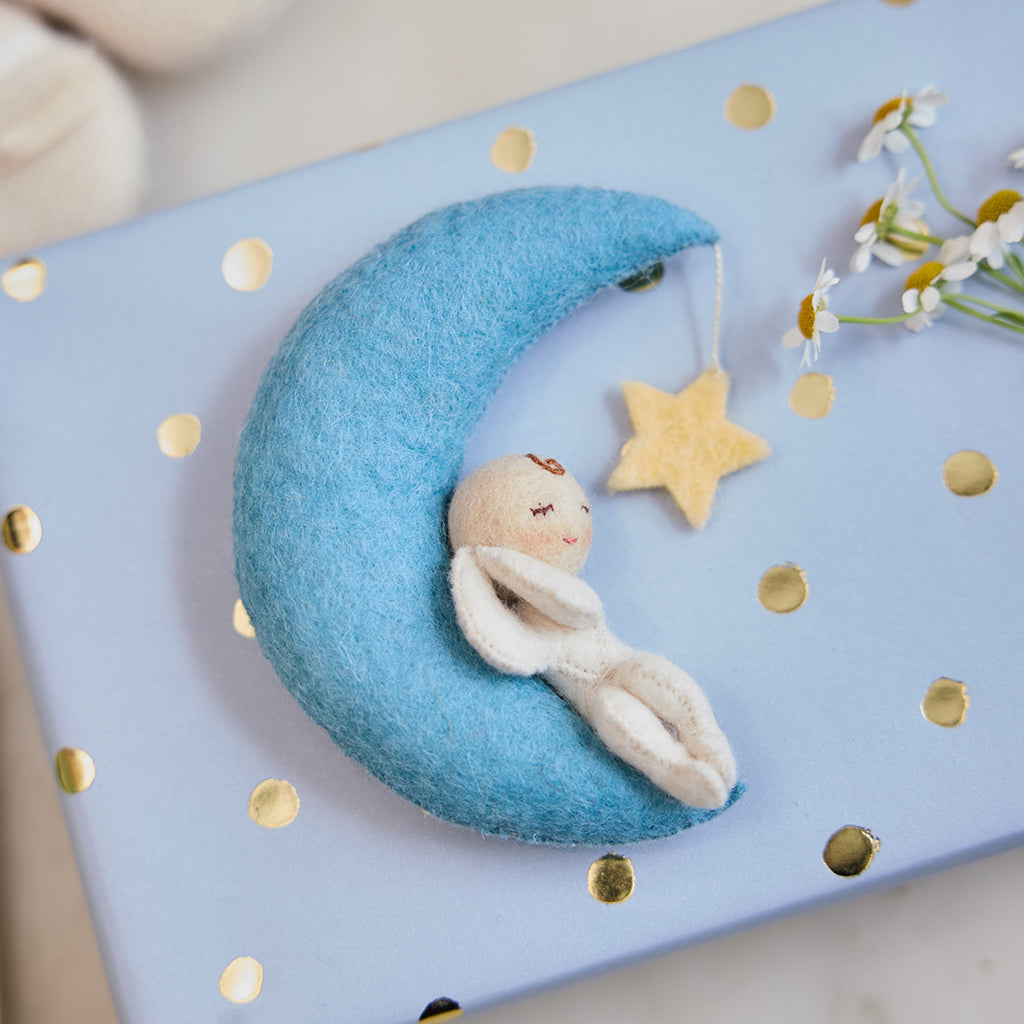 Moon Dreamer Baby Ornament