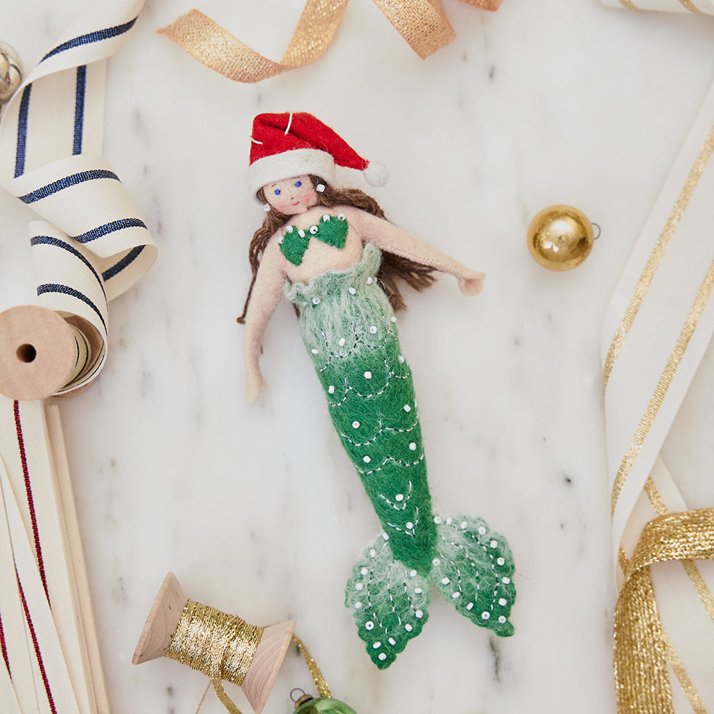 Christmas Mermaid Ornament