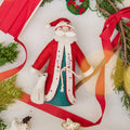 Winter Santa Fox Ornament