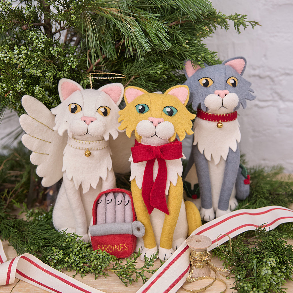 Orange Cat Tree Topper