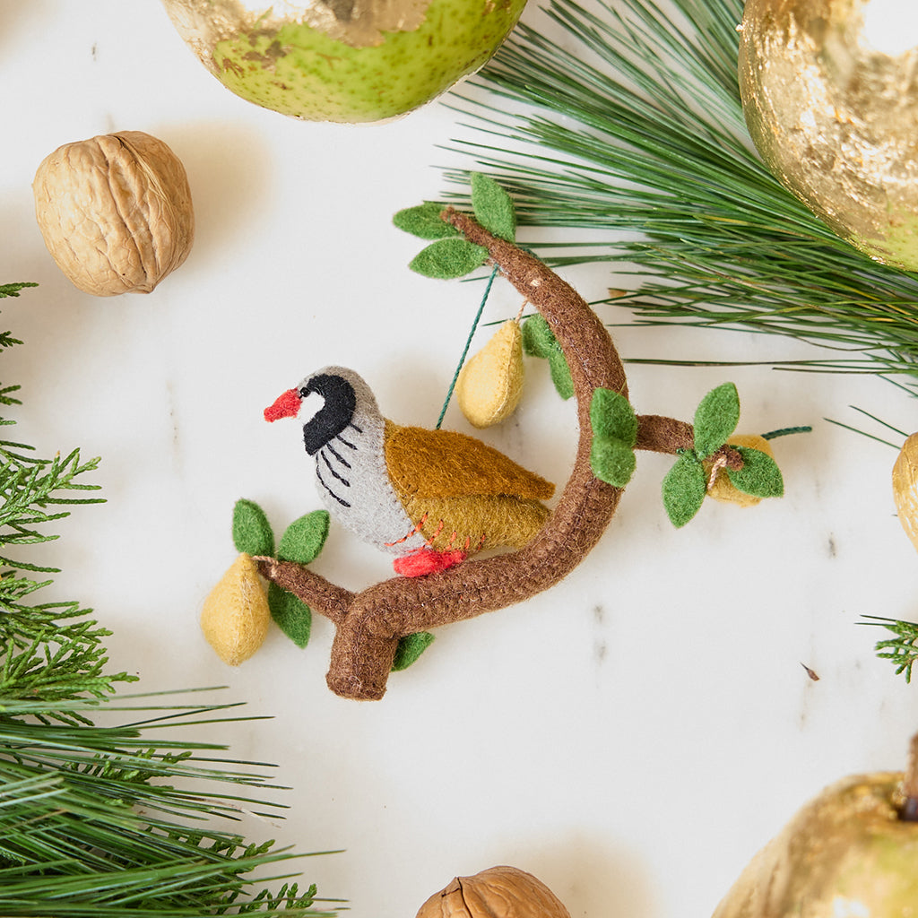 Partridge Pear Tree Ornament