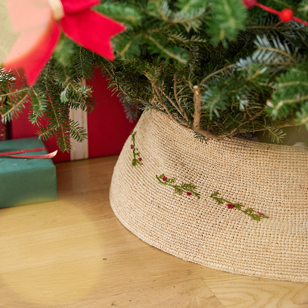Evergreen Crocheted Tree Skirt