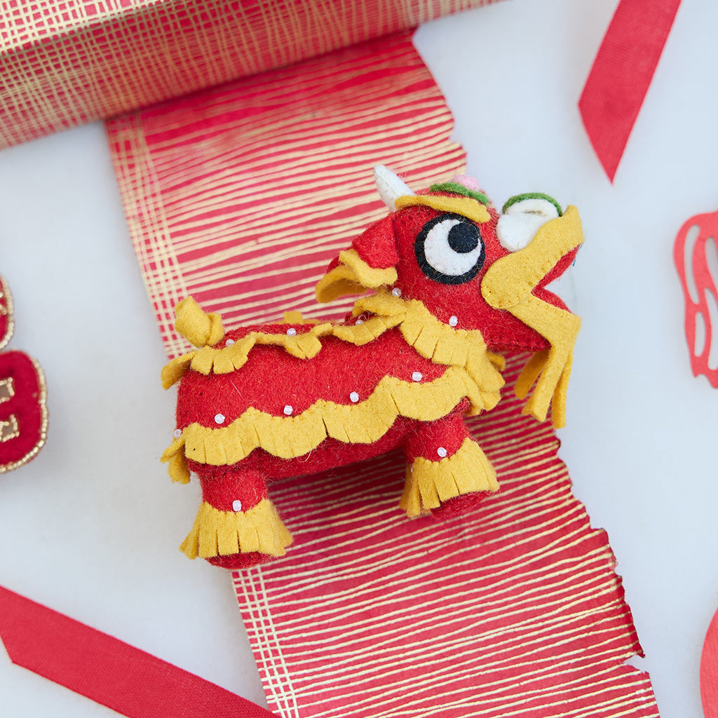 Nian Shou Lion Ornament