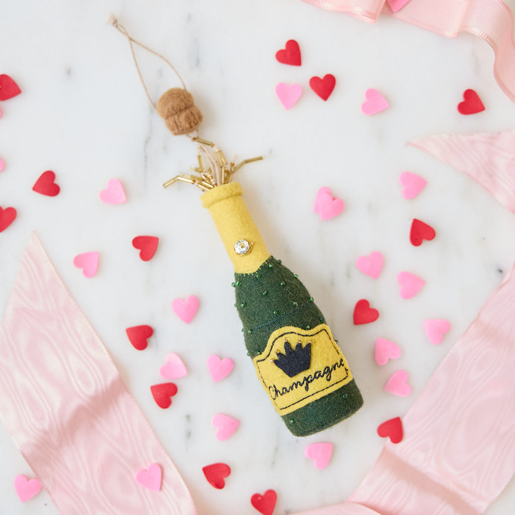 Bubbly Celebration Champagne Ornament