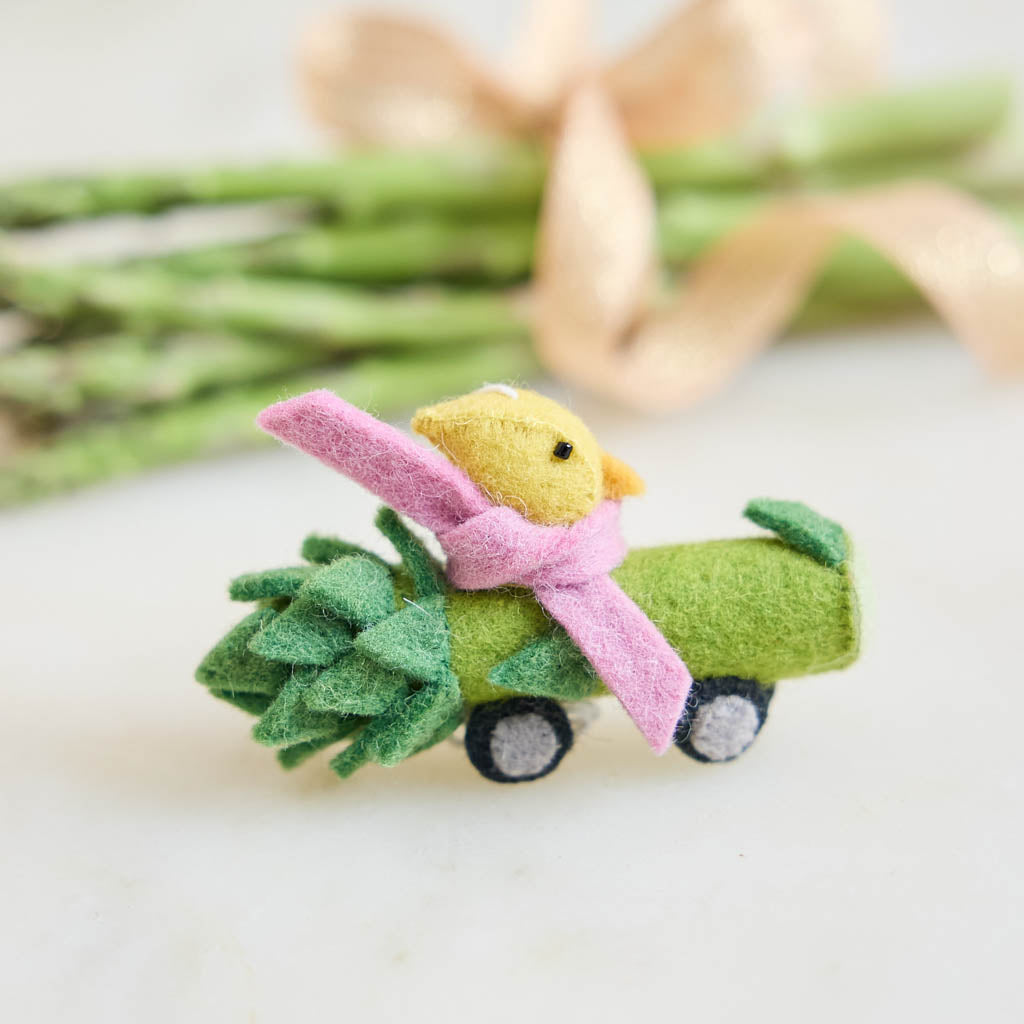 Chick Asparagus Race Ornament