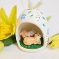 Cats Egg Ceramic Ornament