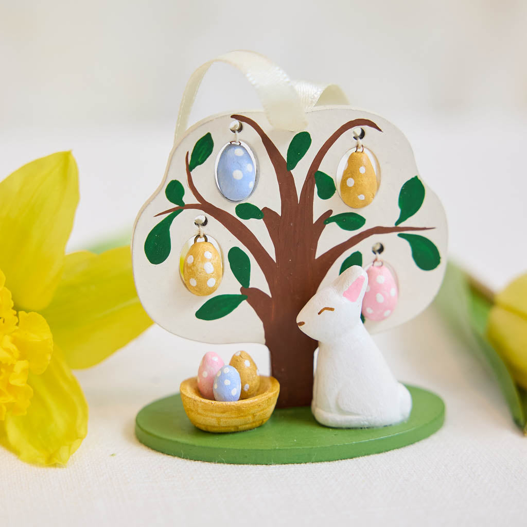 Easter Tree Bunny Ornament