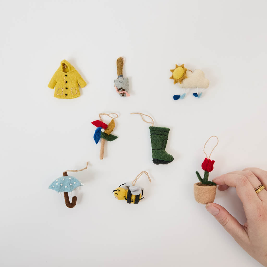 Spring Mini Ornament Set