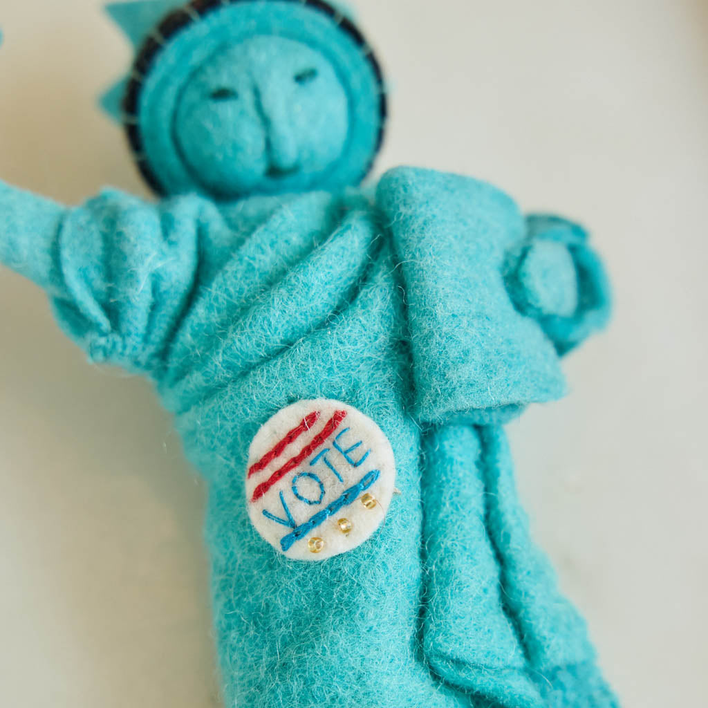 I Voted Lady Ornament