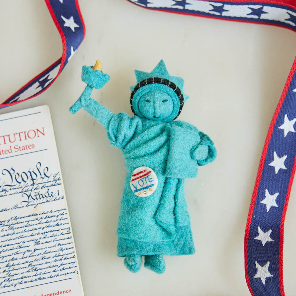 I Voted Lady Ornament