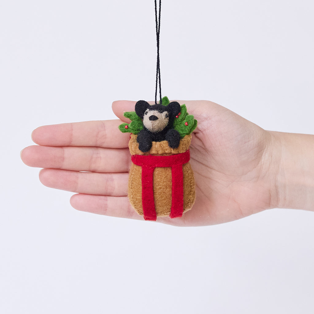 Black Bear Cub Ornament