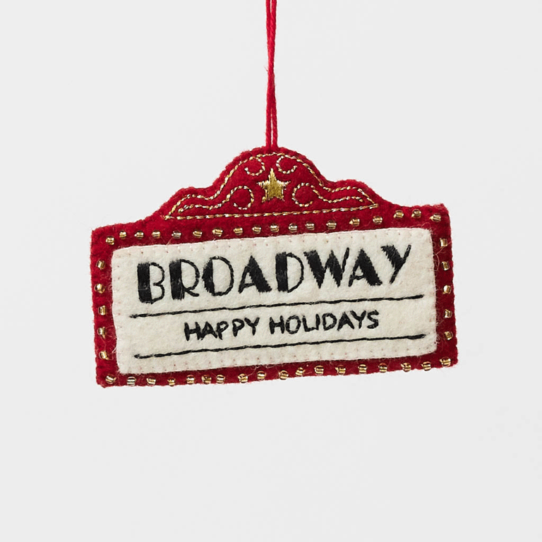 Broadway Marquee Ornament