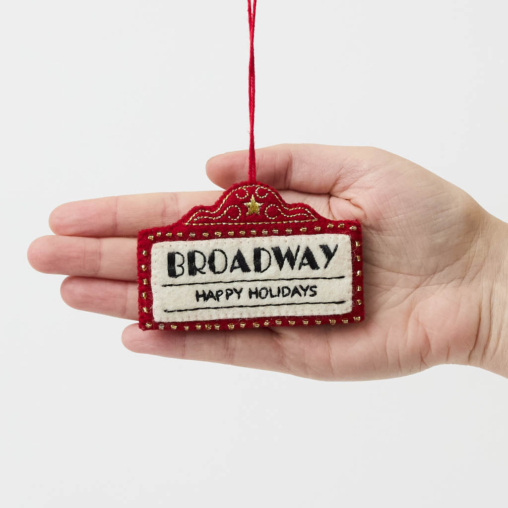 Broadway Marquee Ornament