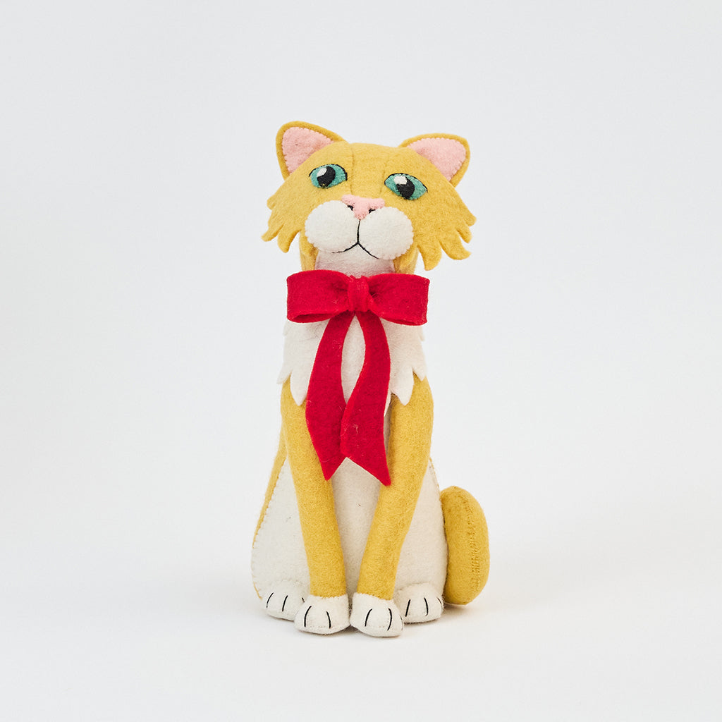 Orange Cat Tree Topper