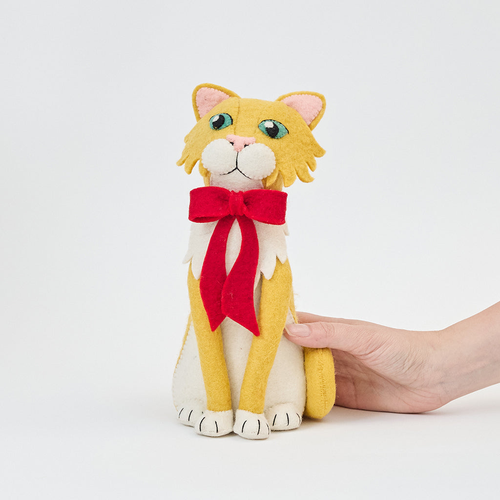 Orange Cat Tree Topper