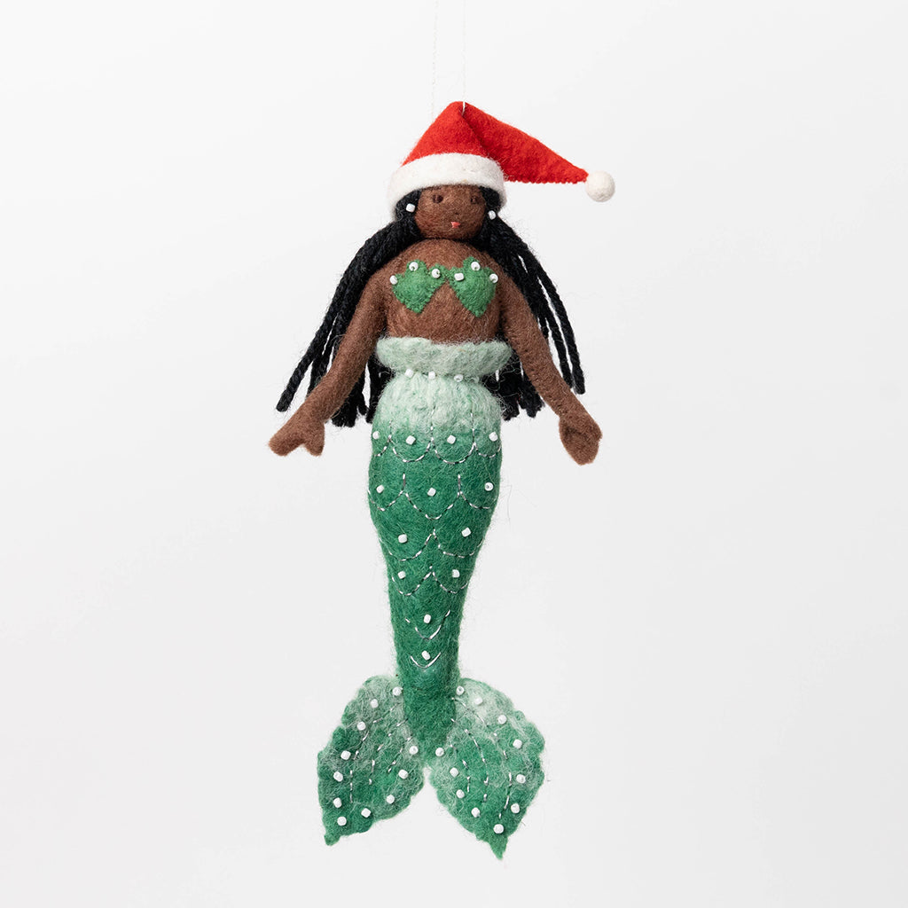 Christmas Mermaid Ornament