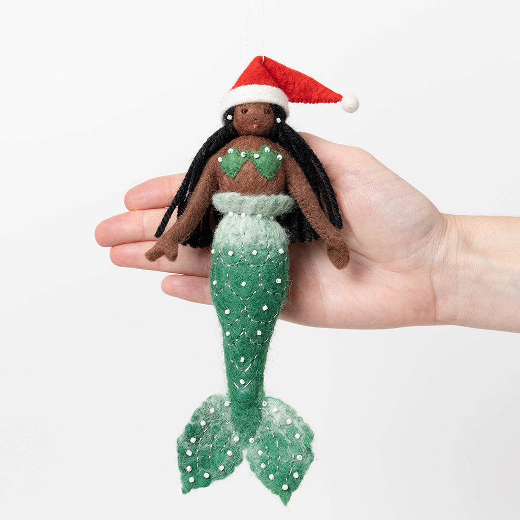 Christmas Mermaid Ornament