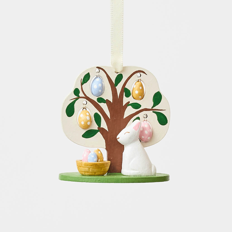 Easter Tree Bunny Ornament
