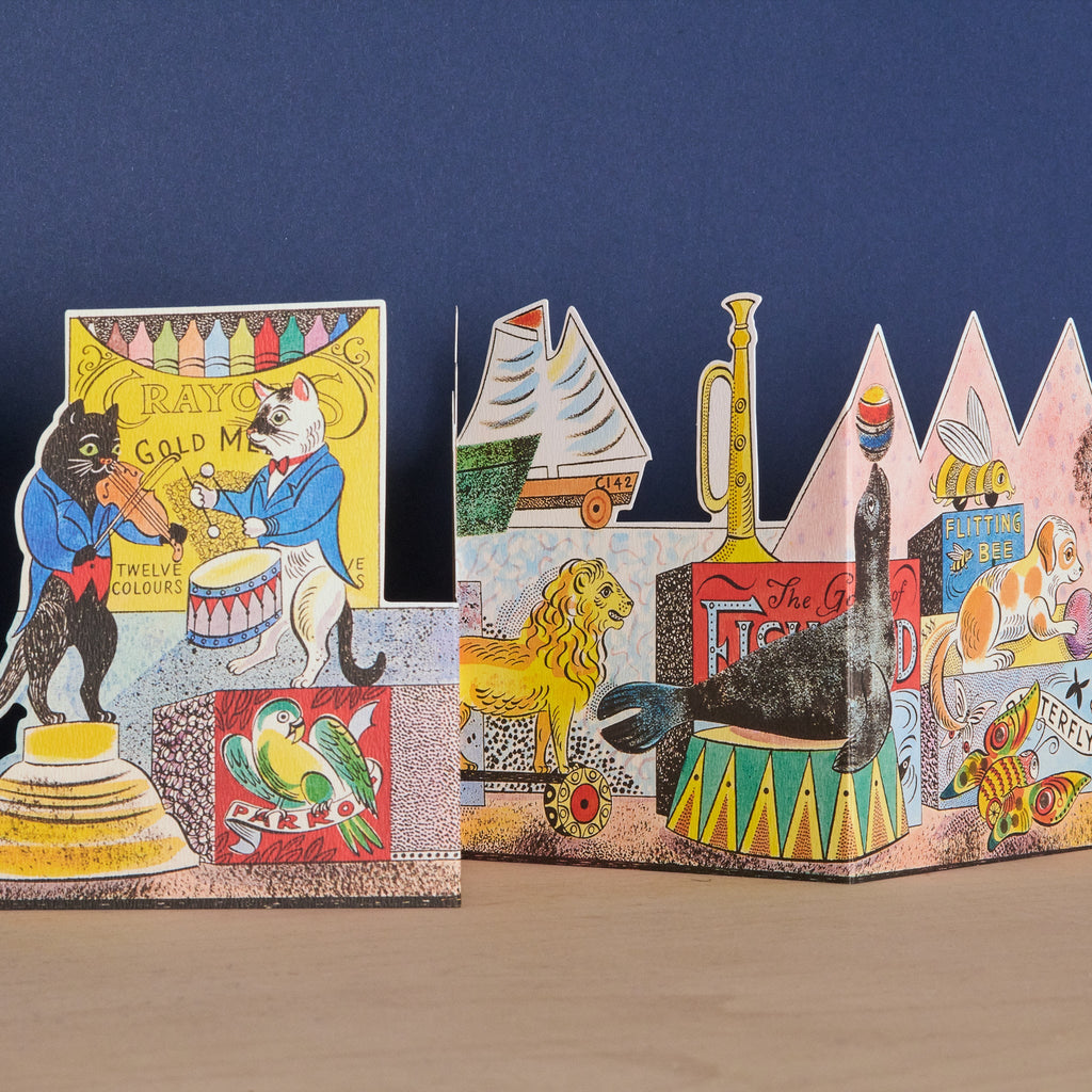 Tin Toys Greeting Card