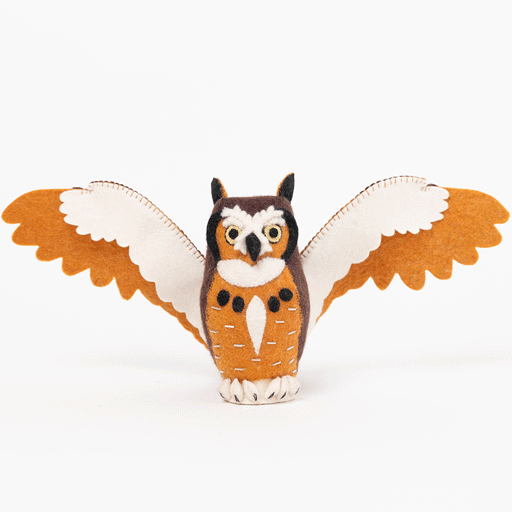 Great Horned Tree Topper