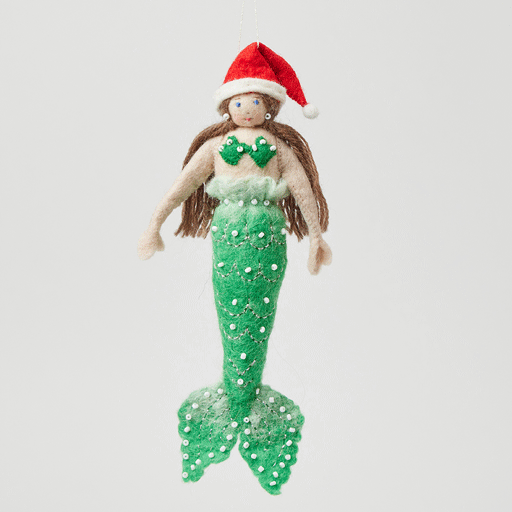 Christmas Mermaid Ornament