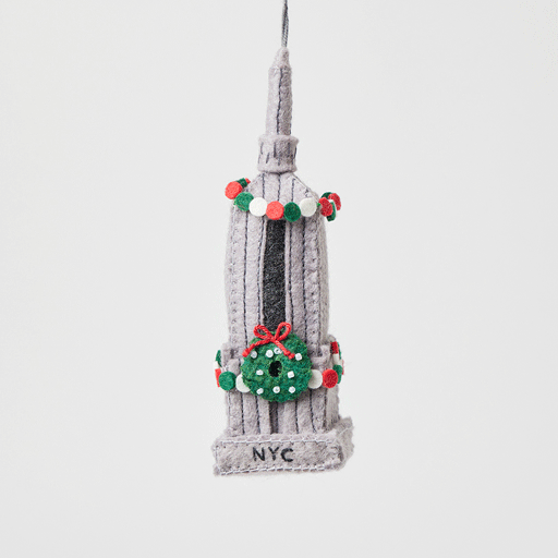 Christmas Empire State Ornament