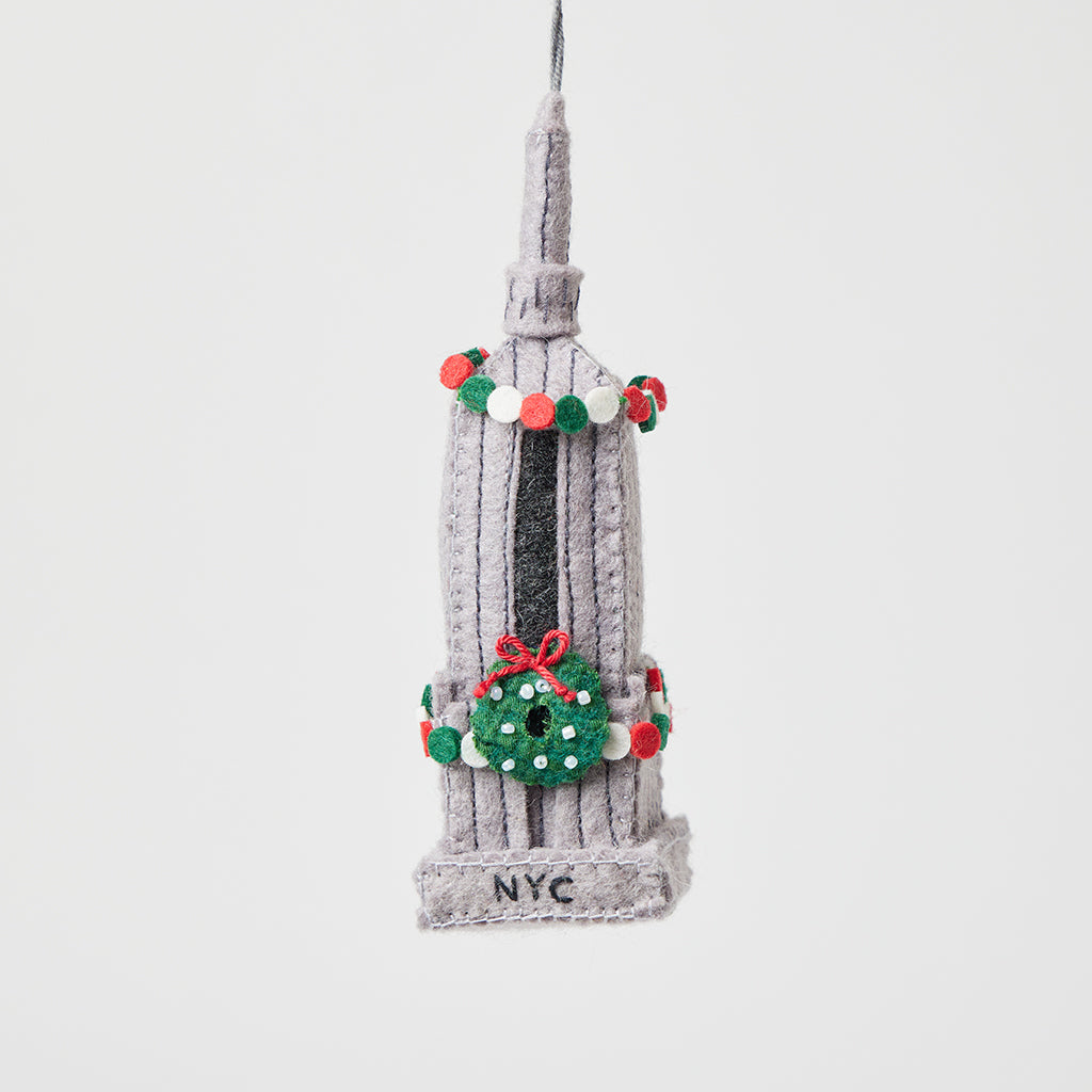Christmas Empire State Ornament