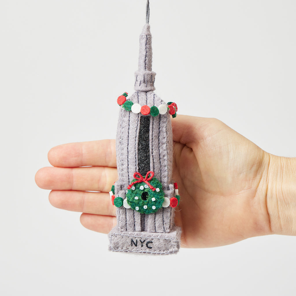Christmas Empire State Ornament