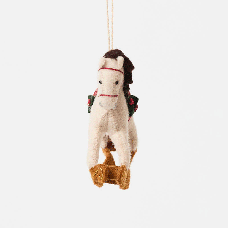 Holiday Rocking Horse Ornament