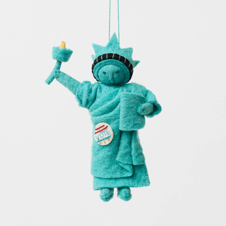 I Voted Lady Ornament