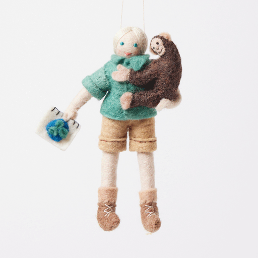 Jane Goodall Field Ornament