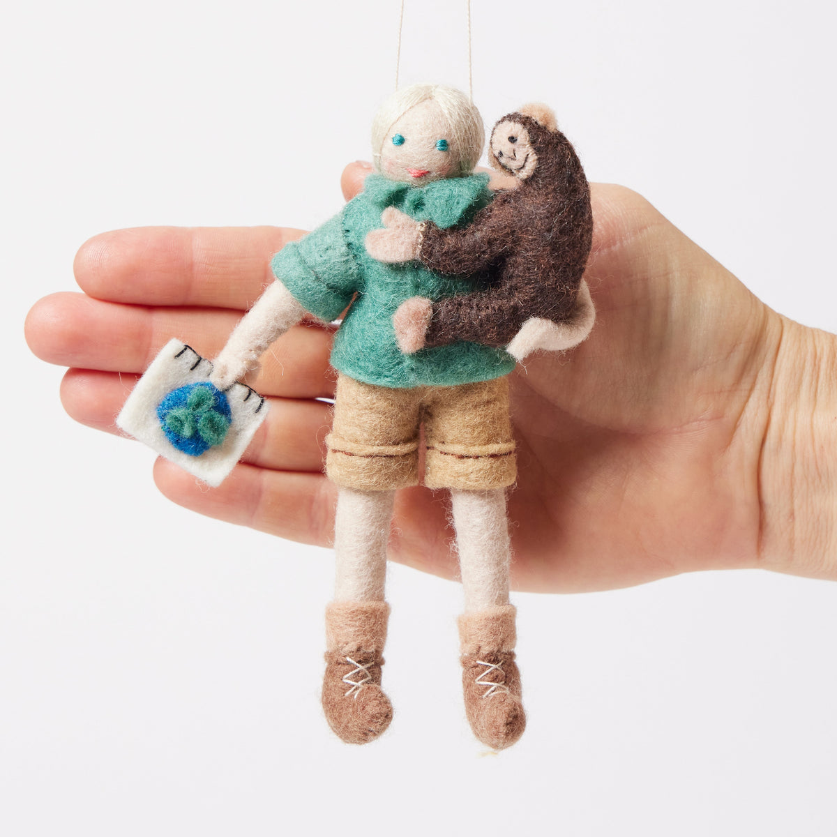 Jane Goodall Field Ornament