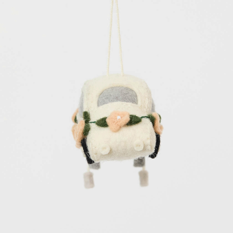 Just Married Wedding Ornament