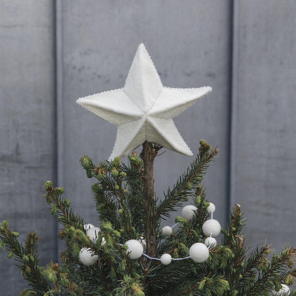 Small White Tree Topper