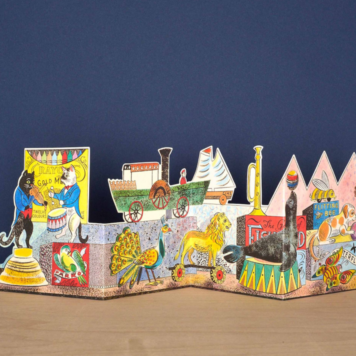 Tin Toys Greeting Card