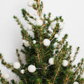 Snowy White Holiday Garland